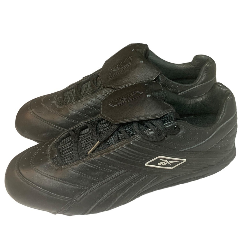 Reebok RB 209 KTS Mens Baseball Cleats Black Metal Spikes Size 12 Low Top